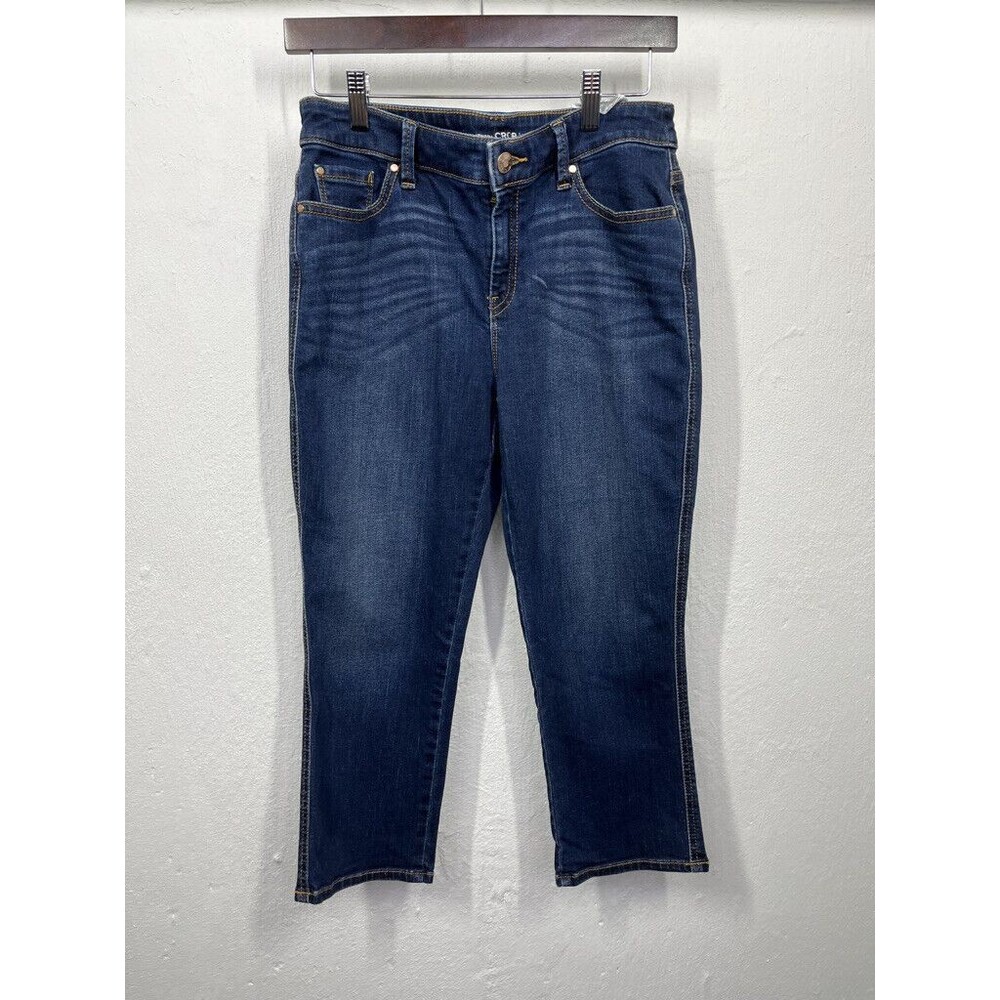 CHICO'S THE PLATINUM CROP WOMENS JEANS SIZE O PETITE 29 X 20
